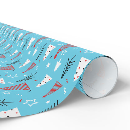 Yuletide Pines Wrapping Paper
