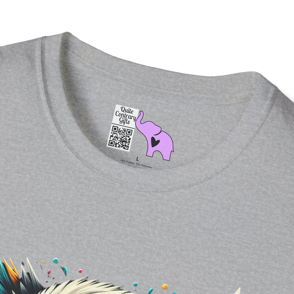 Colorful Bald Eagle Adult T-shirt