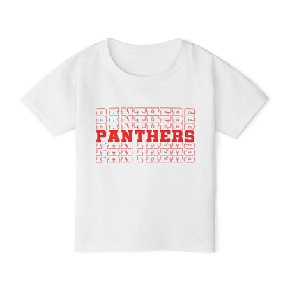 Panthers (Stacked) Heavy Cotton™ Toddler T-shirt
