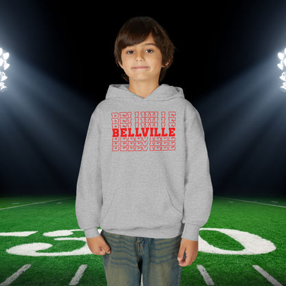 Bellville (Stacked) Youth Heavy Blend Hoodie