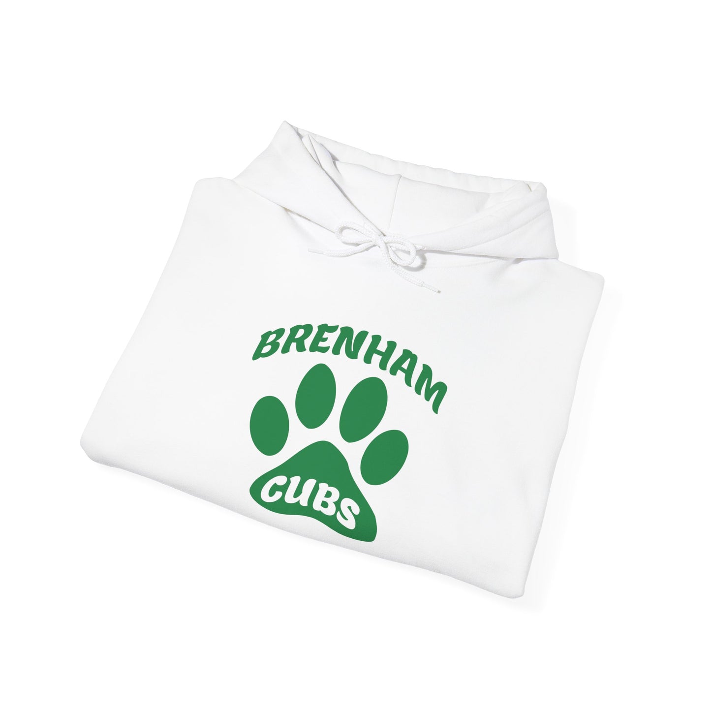 Brenham Cubs Paw Print Adult Heavy Blend™ Hooded Sweatshirt