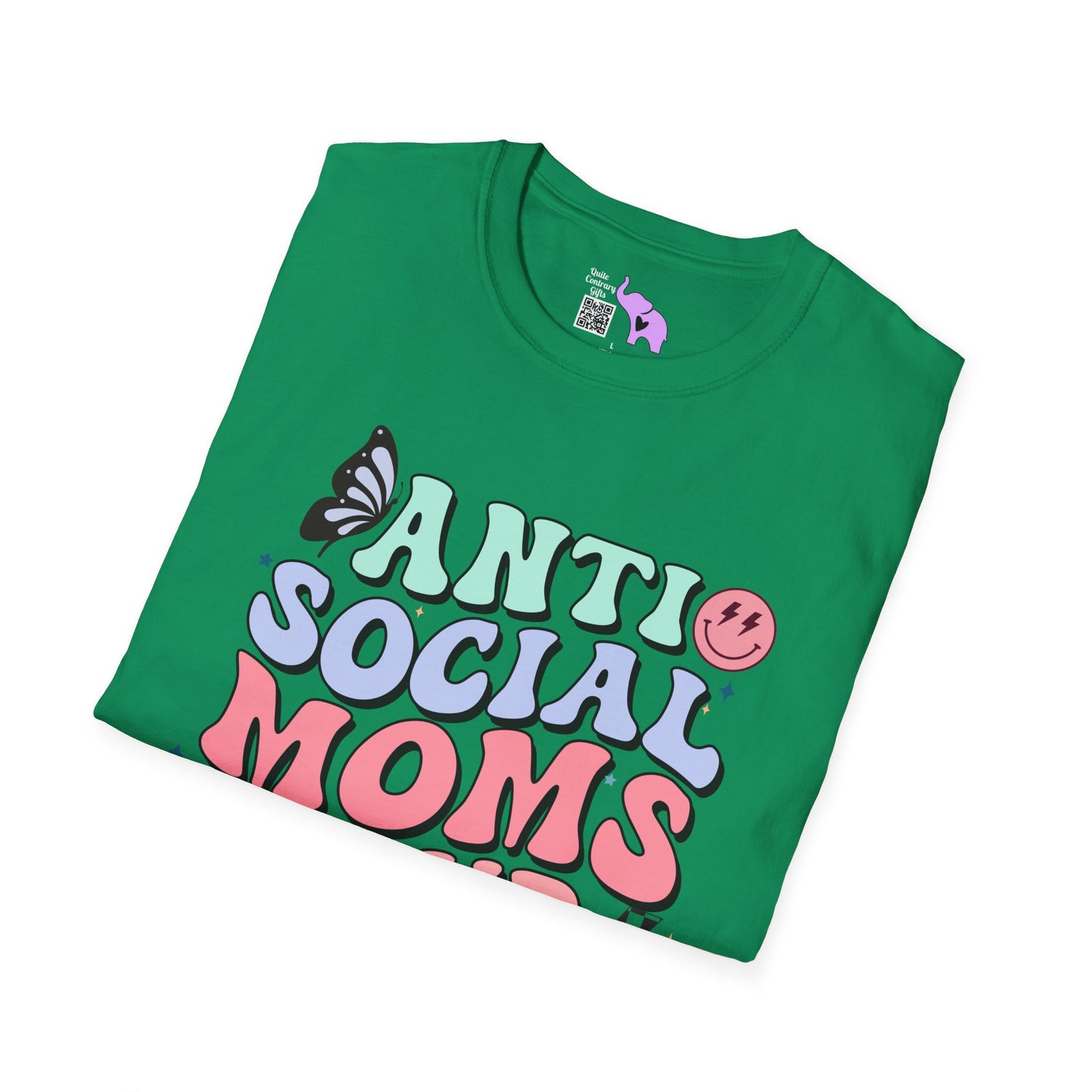 Antisocial Mom's Club Adult T-shirt