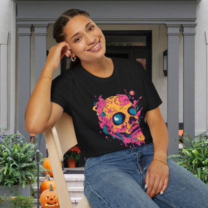 Sleepy Skull Adult T-shirt