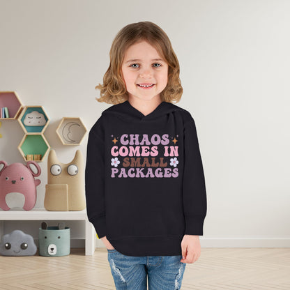 Chaos Comes In Small Packages Toddler Hoodie