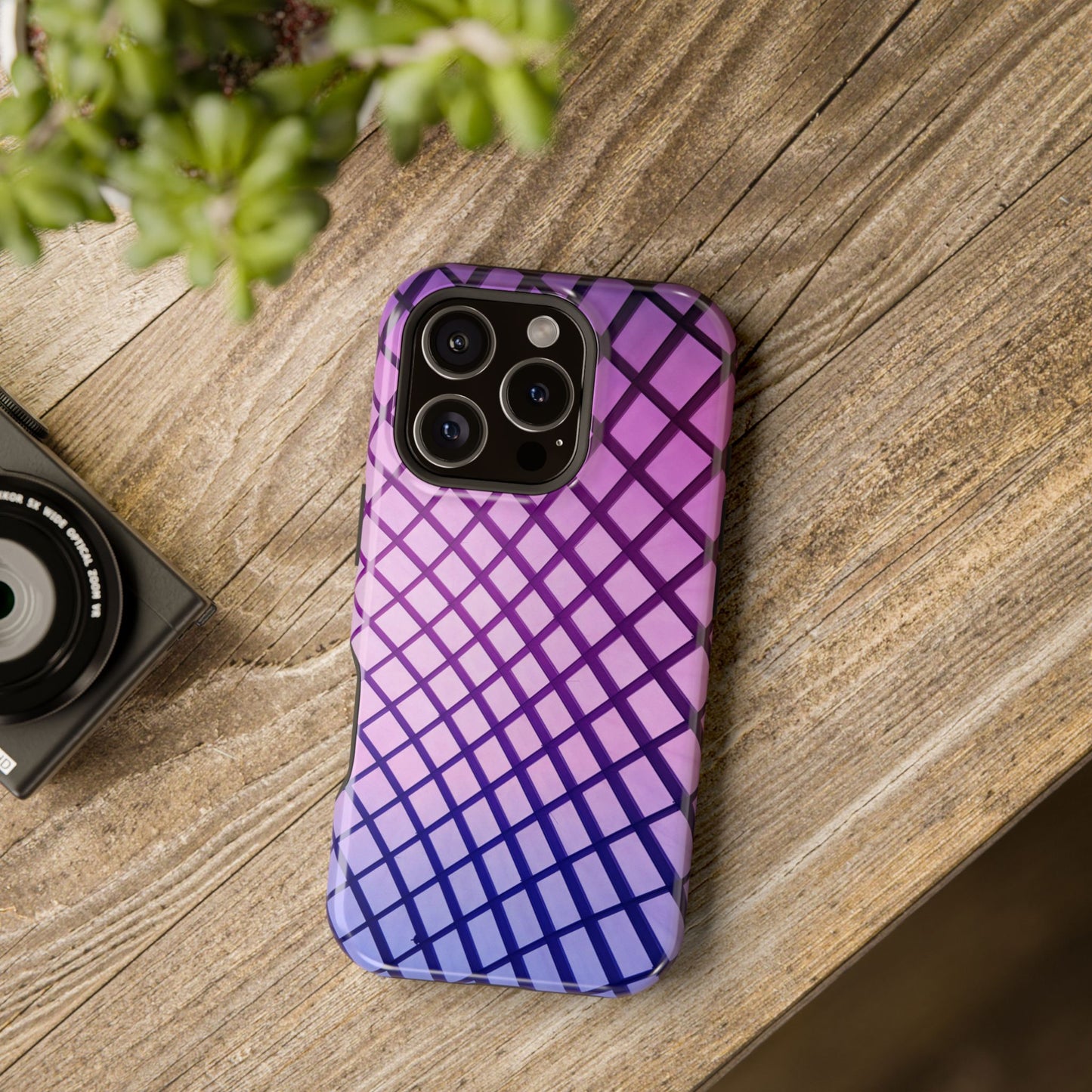 Midnight Mist Mosaic MagSafe® Compatible Tough Case for iPhone