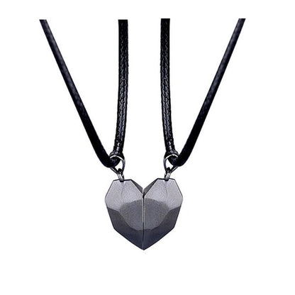 Magnet Heart Couples Necklace Sets