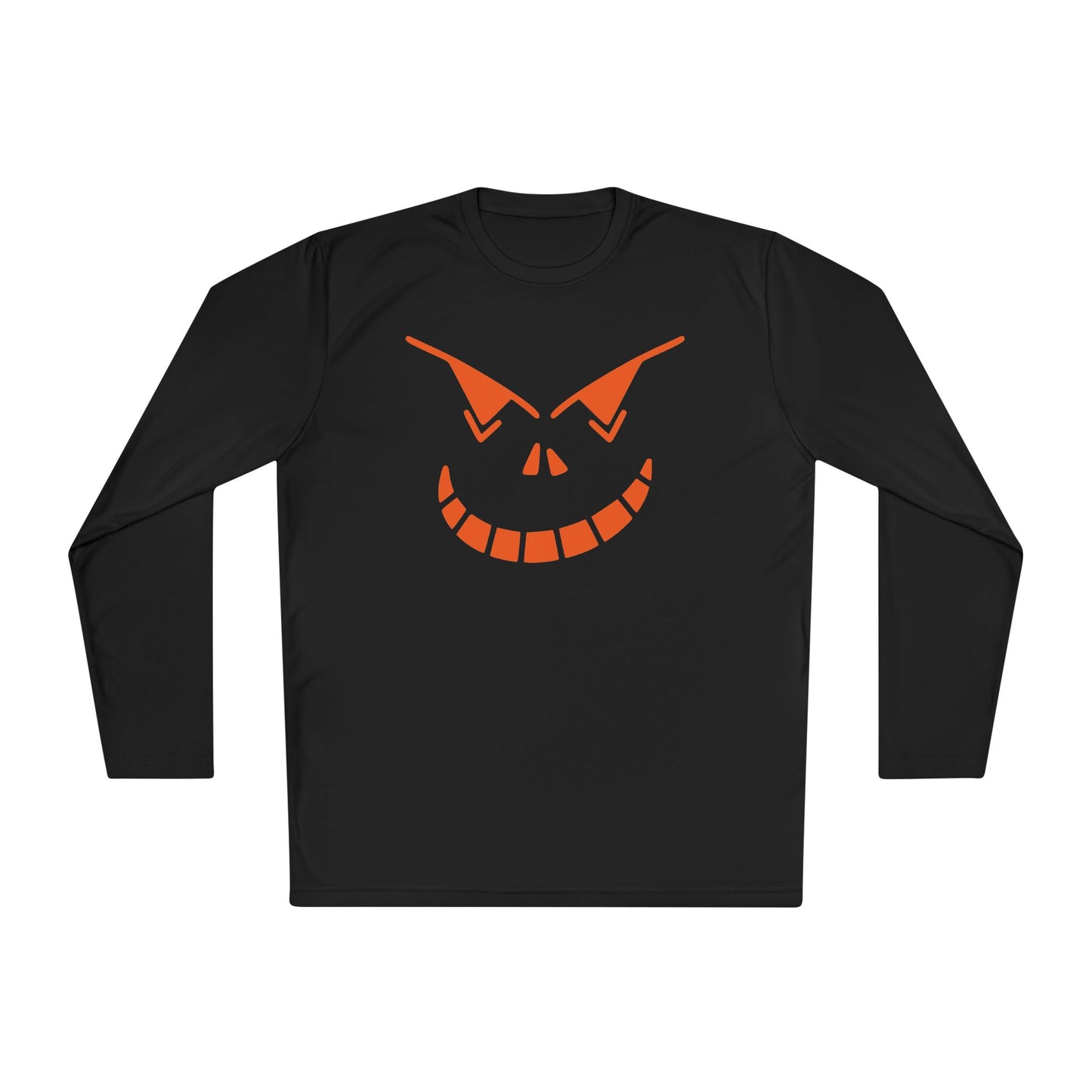 Spooky Jack-O-Lantern Adult Long Sleeve Tee