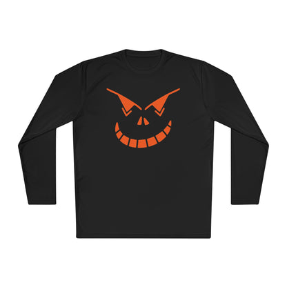 Spooky Jack-O-Lantern Adult Long Sleeve Tee