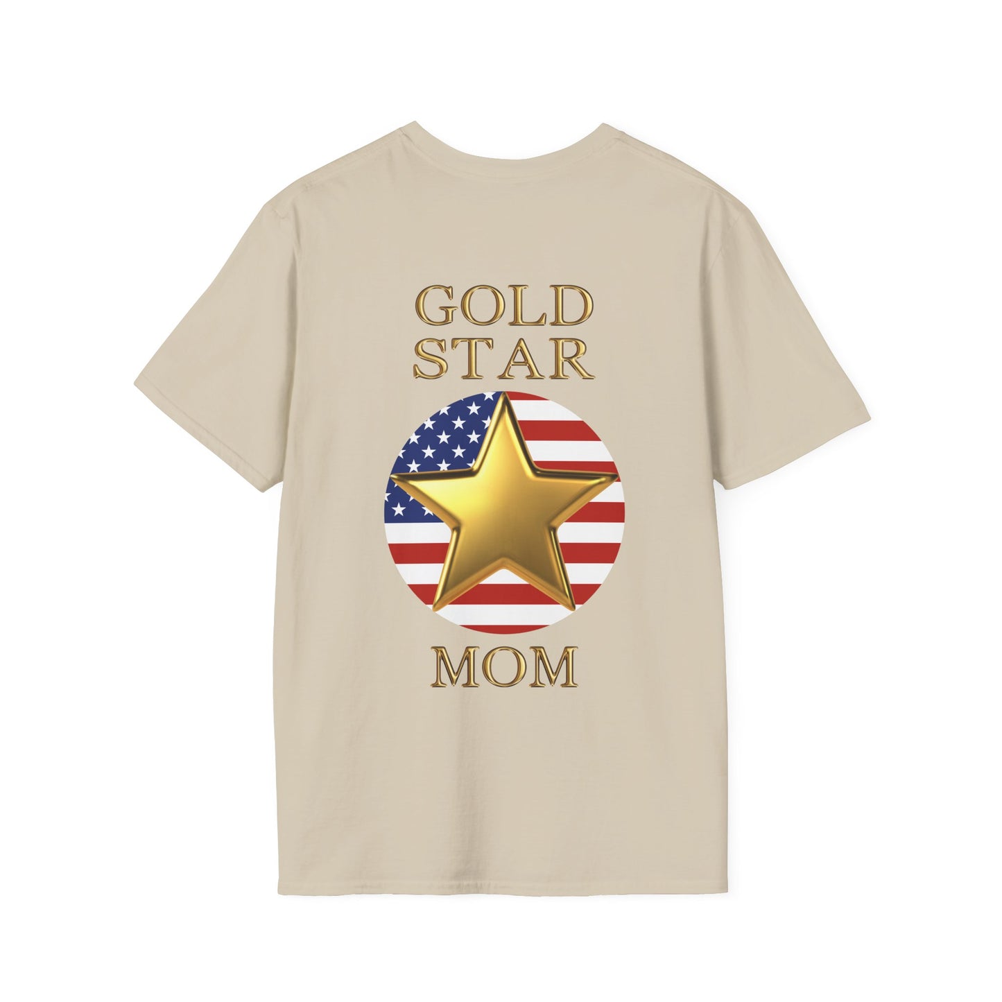 Gold Star Mom Forever Proud Adult T-shirt