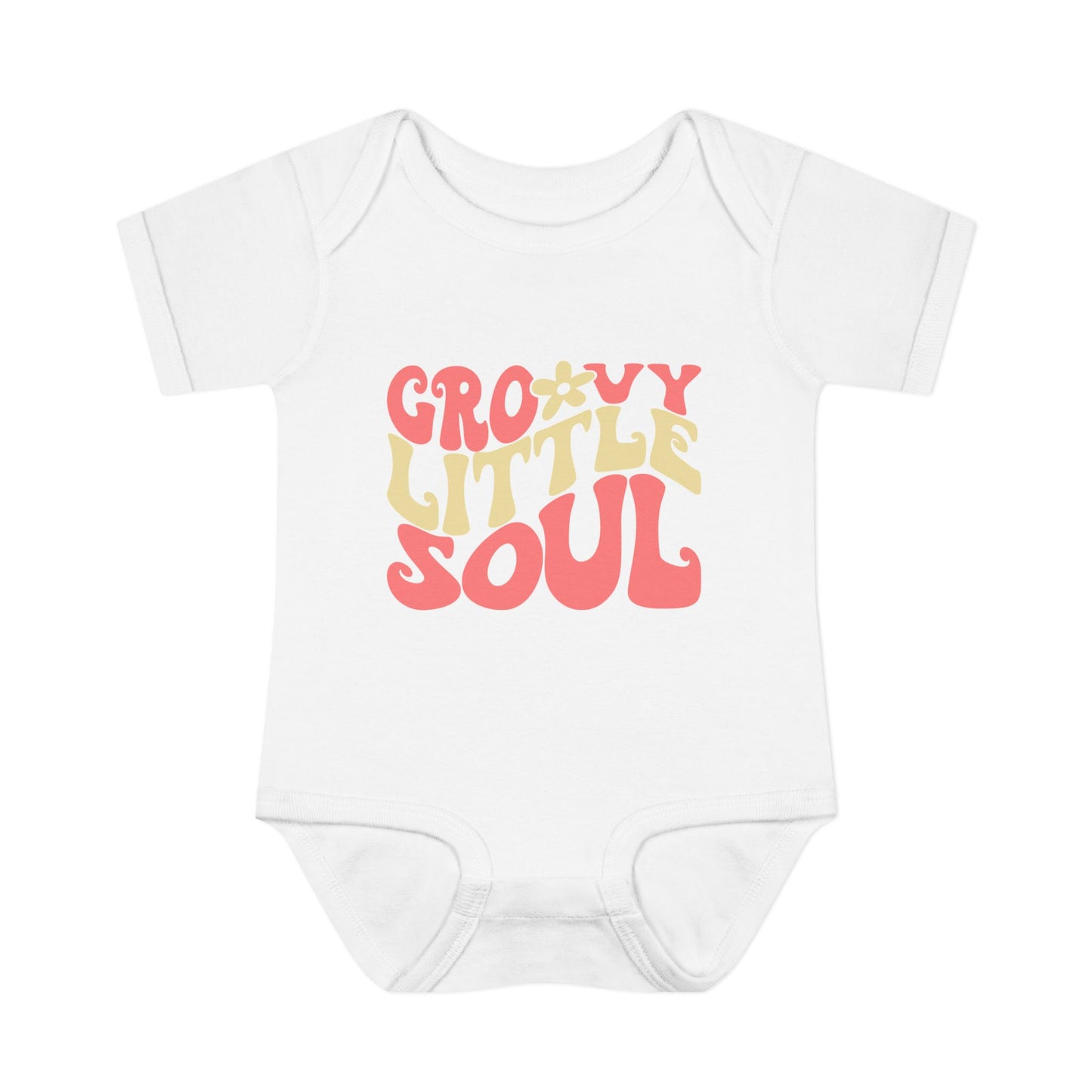 Groovy Little Soul Infant Baby Rib Bodysuit