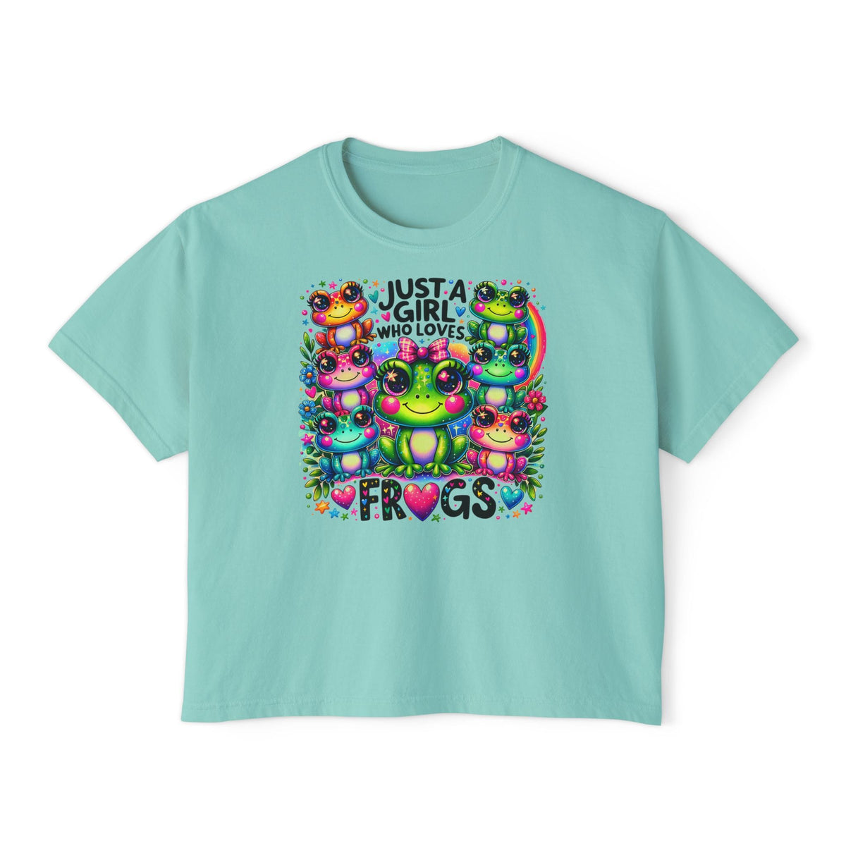 Just A Girl Who Loves Frogs Women's Boxy Tee