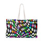 Warped Colorful Checkered Weekender Bag