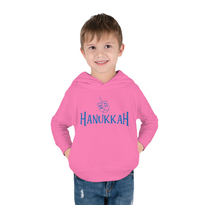 Hanukkah Toddler Pullover Fleece Hoodie