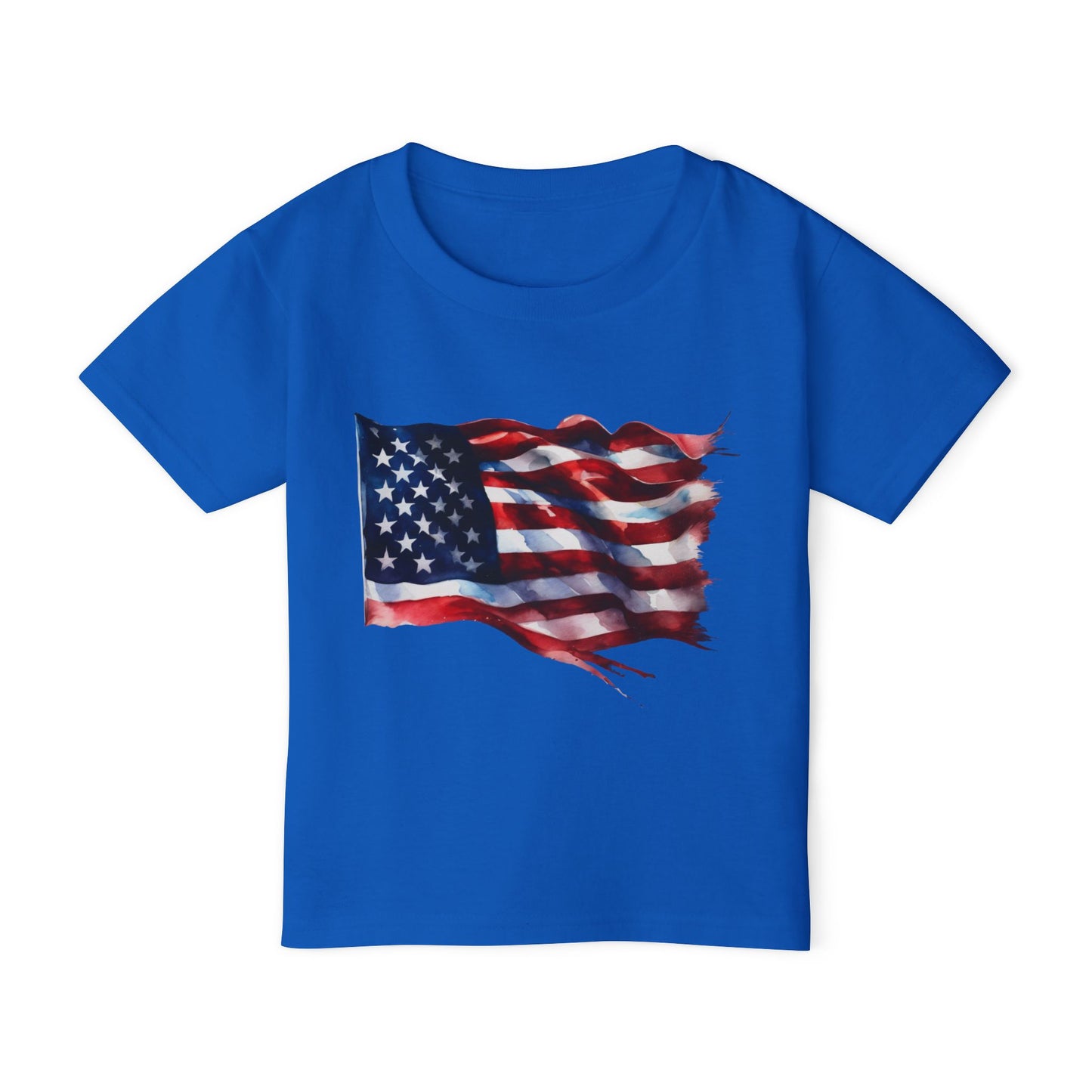 Distressed American Flag Heavy Cotton™ Toddler T-shirt