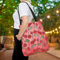 Cherry Bombshell Canvas Tote Bag