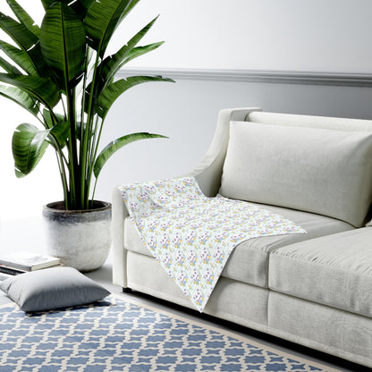 Pandas in Bloom Baby Swaddle Blanket