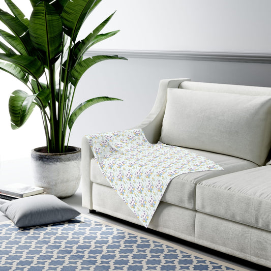 Pandas in Bloom Baby Swaddle Blanket