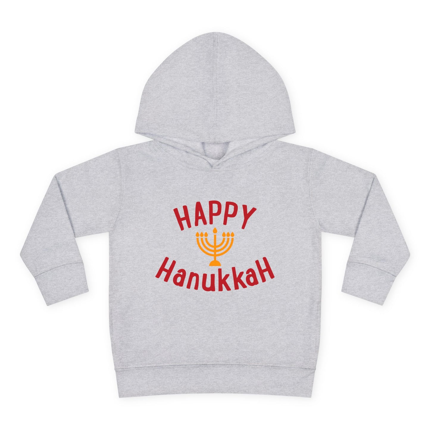 Happy Hanukkah Toddler Pullover Fleece Hoodie