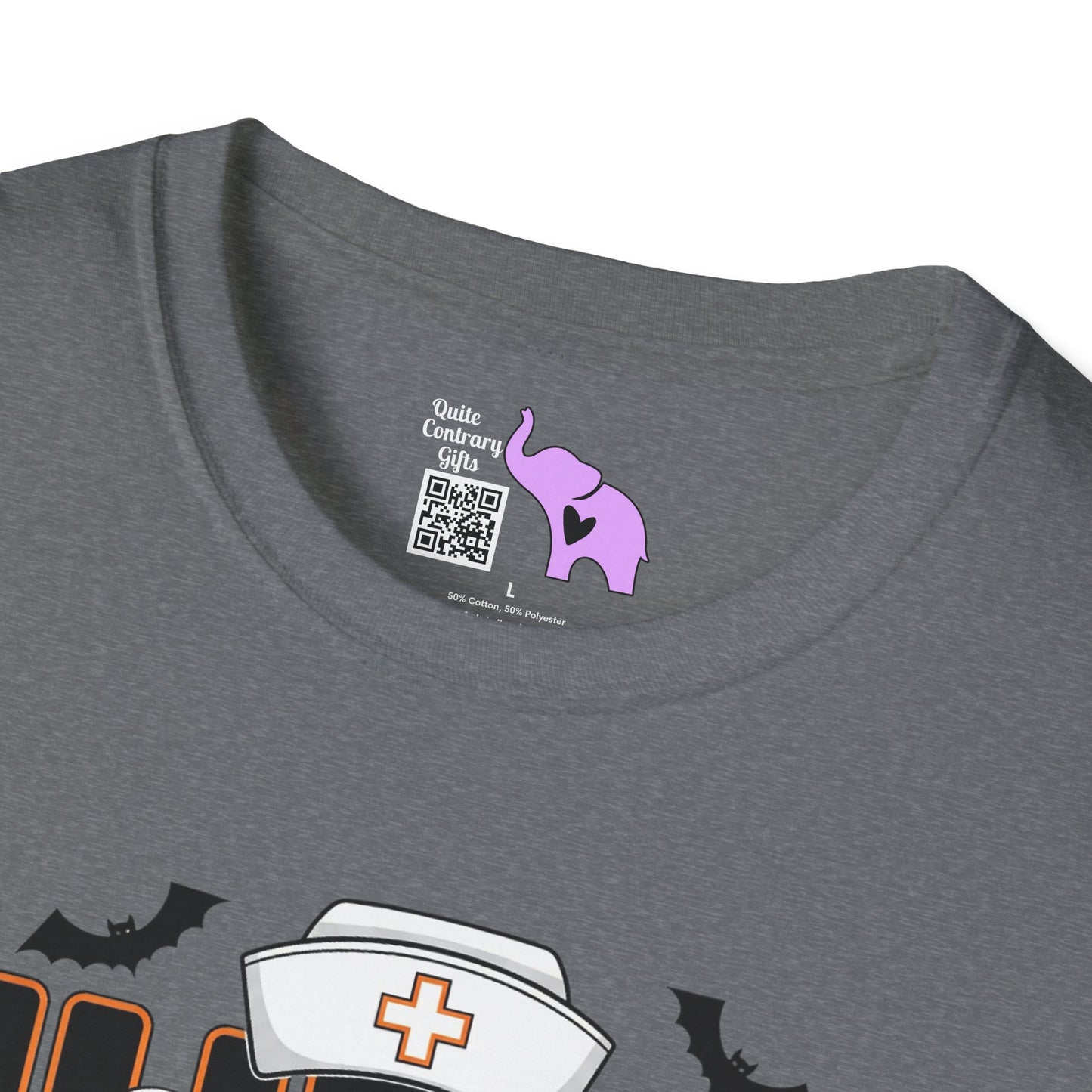 Fun Halloween Nurse Adult T-shirt