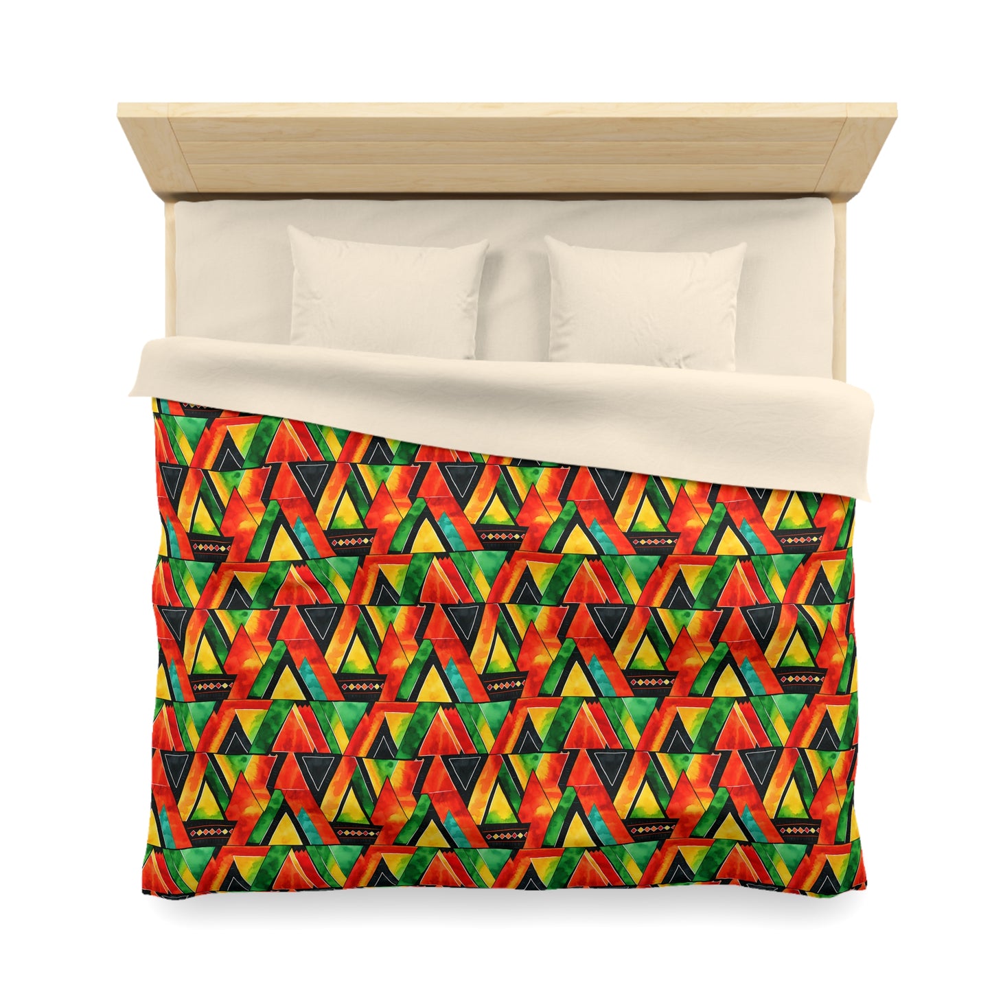 Abundance Vibes Microfiber Duvet Cover