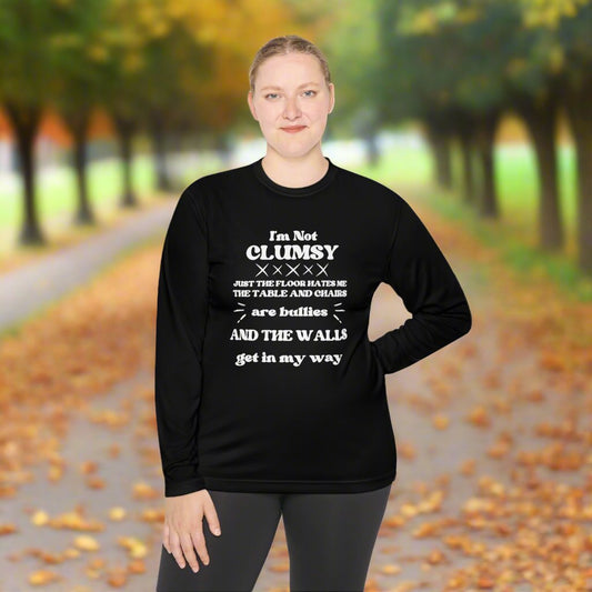 I'm Not Clumsy Adult Long Sleeve Tee