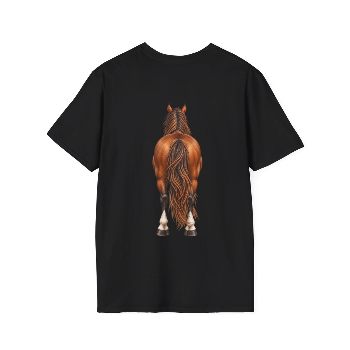 ""Front to Back Horse Lover Adult T-shirt
