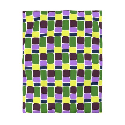 Stack Attack Microfiber Duvet Cover