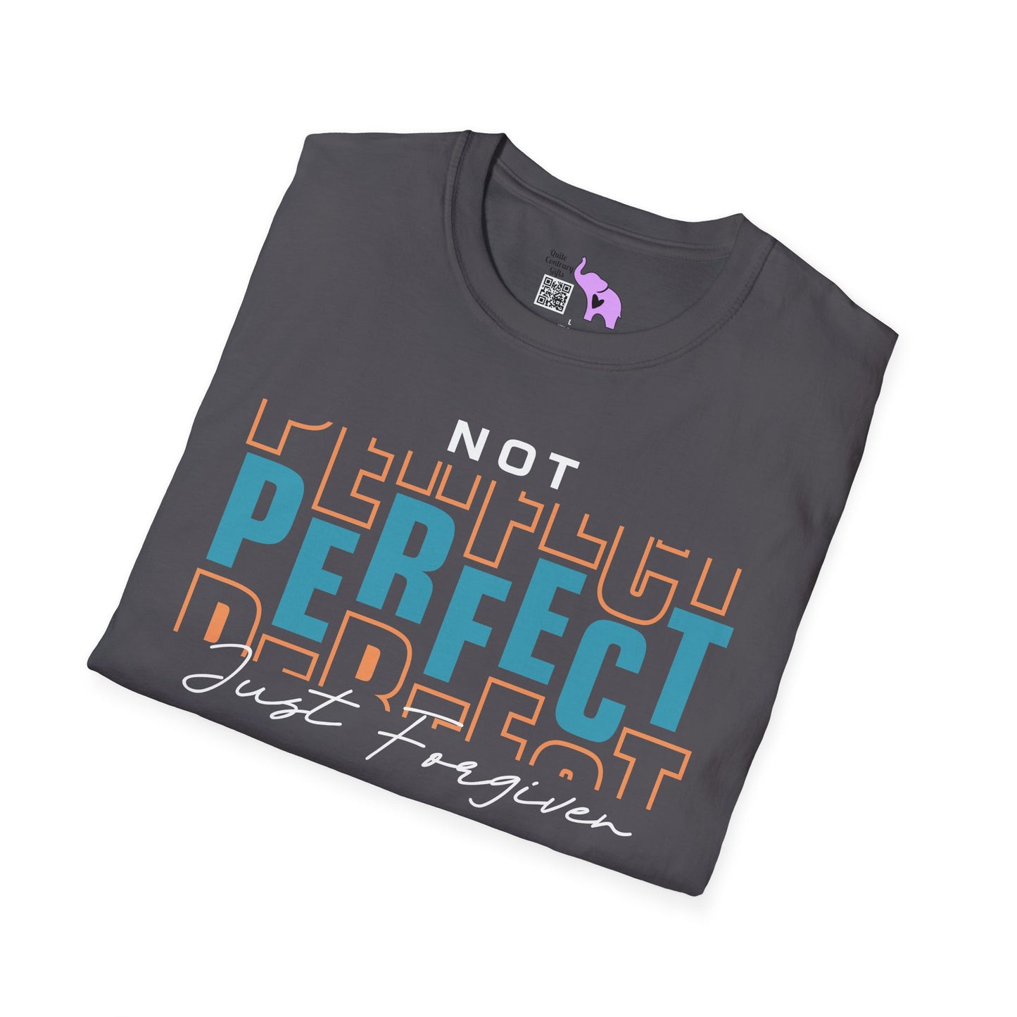 Not Perfect Just Forgiven Adult T-shirt