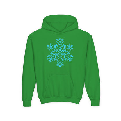 Large Snowflake Youth Hoodie