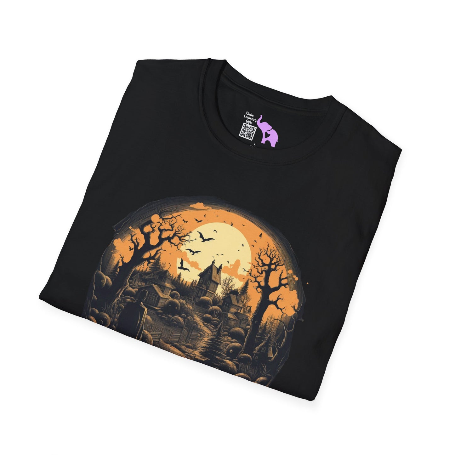 Creepy Cemetery 4 Adult T-shirt