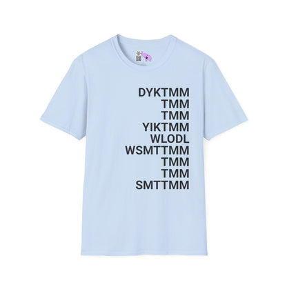 Do You Know The Muffin Man Abbreviation Adult T-shirt