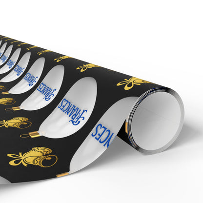 Winter Glam Custom Wrapping Paper (Frances)