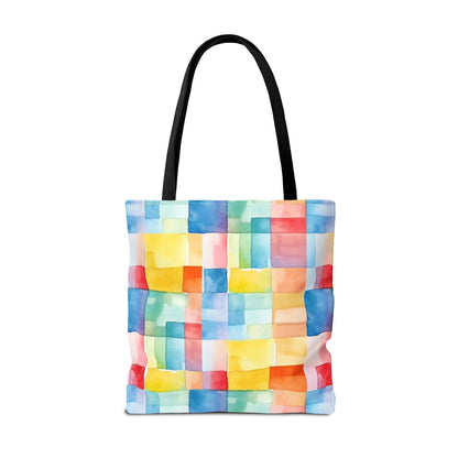 Mosaic Meadows Canvas Tote Bag