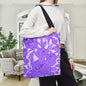 Lavender Peony Symphony Canvas Tote Bag