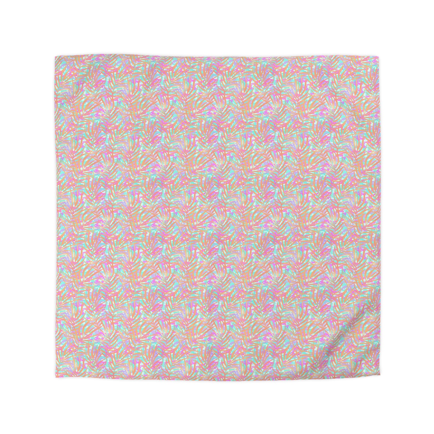 Tropical Sunset Palms Duvet Bedding Set