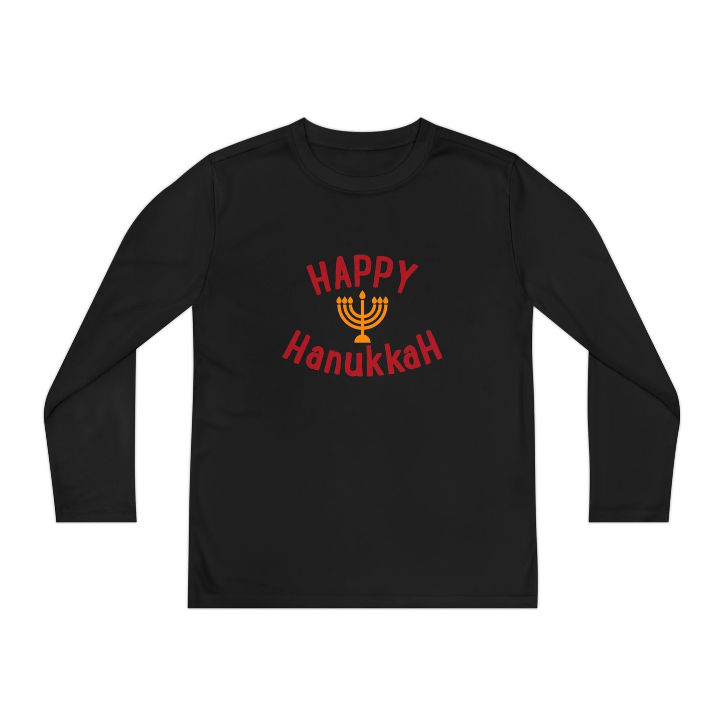 Happy Hanukkah Youth Long Sleeve Tee