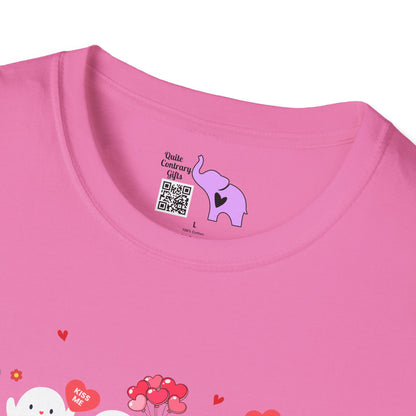 Valentines Ghosts Adult T-shirt