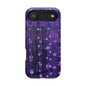 Purple Raindrops MagSafe® Compatible Tough Case for iPhone
