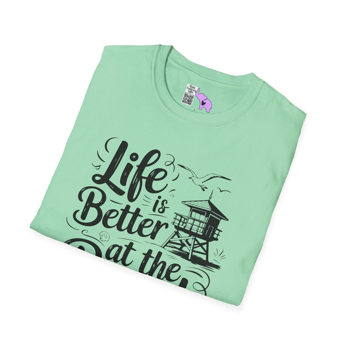 Life is Better At The Beach Adult T-shirt