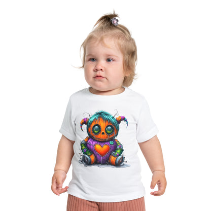Patchwork Pumpkin Heart Infant T-Shirt