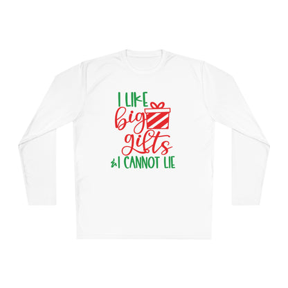 I Like Big Gifts & I Cannot Lie Adult Long Sleeve Tee