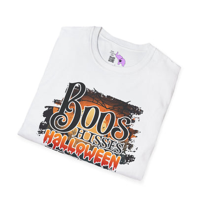 Boos Hisses Halloween Wishes Adult T-shirt