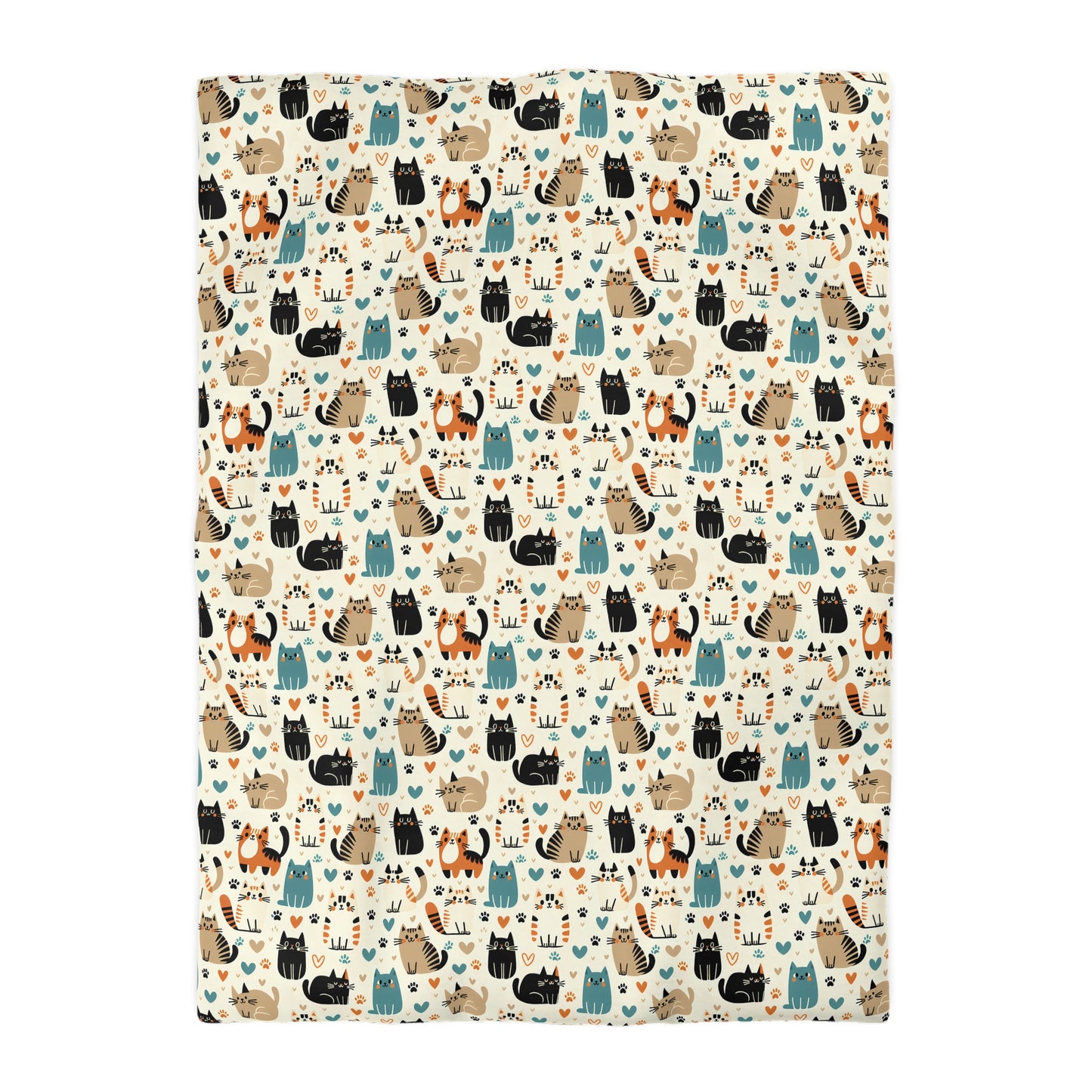 Whiskered Wonders Duvet Bedding Set