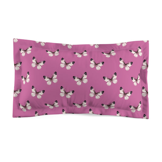 Blush Flutter Microfiber Pillow Sham