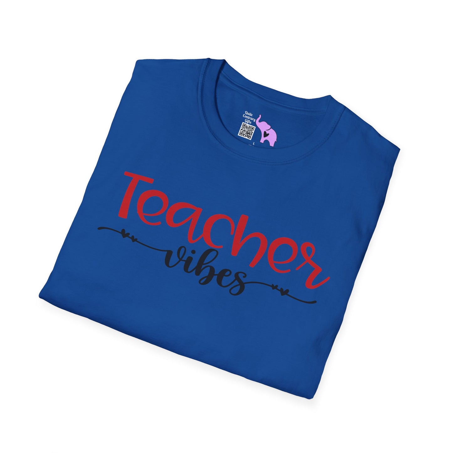 Teacher Vibes Adult T-shirt