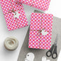 Rosy Star Garden Wrapping Paper