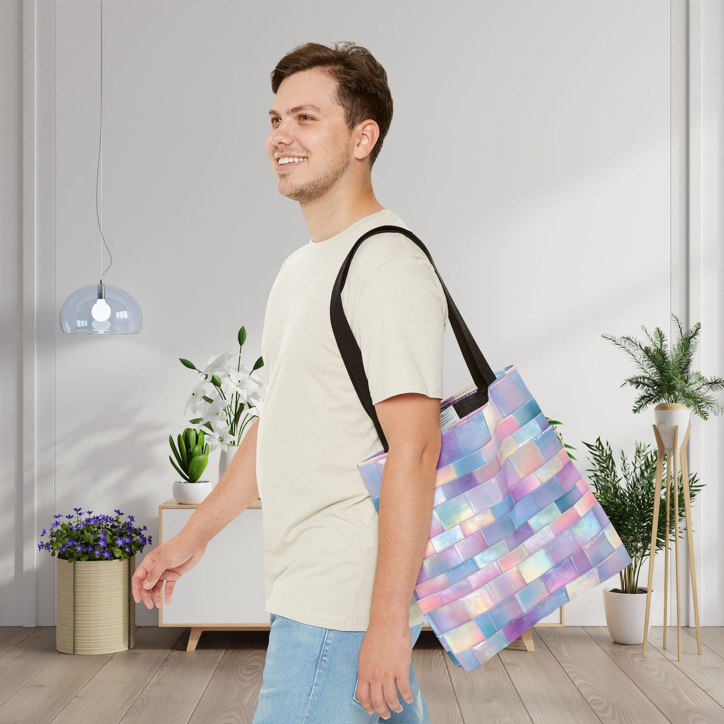Cloudbound Panels Canvas Tote Bag
