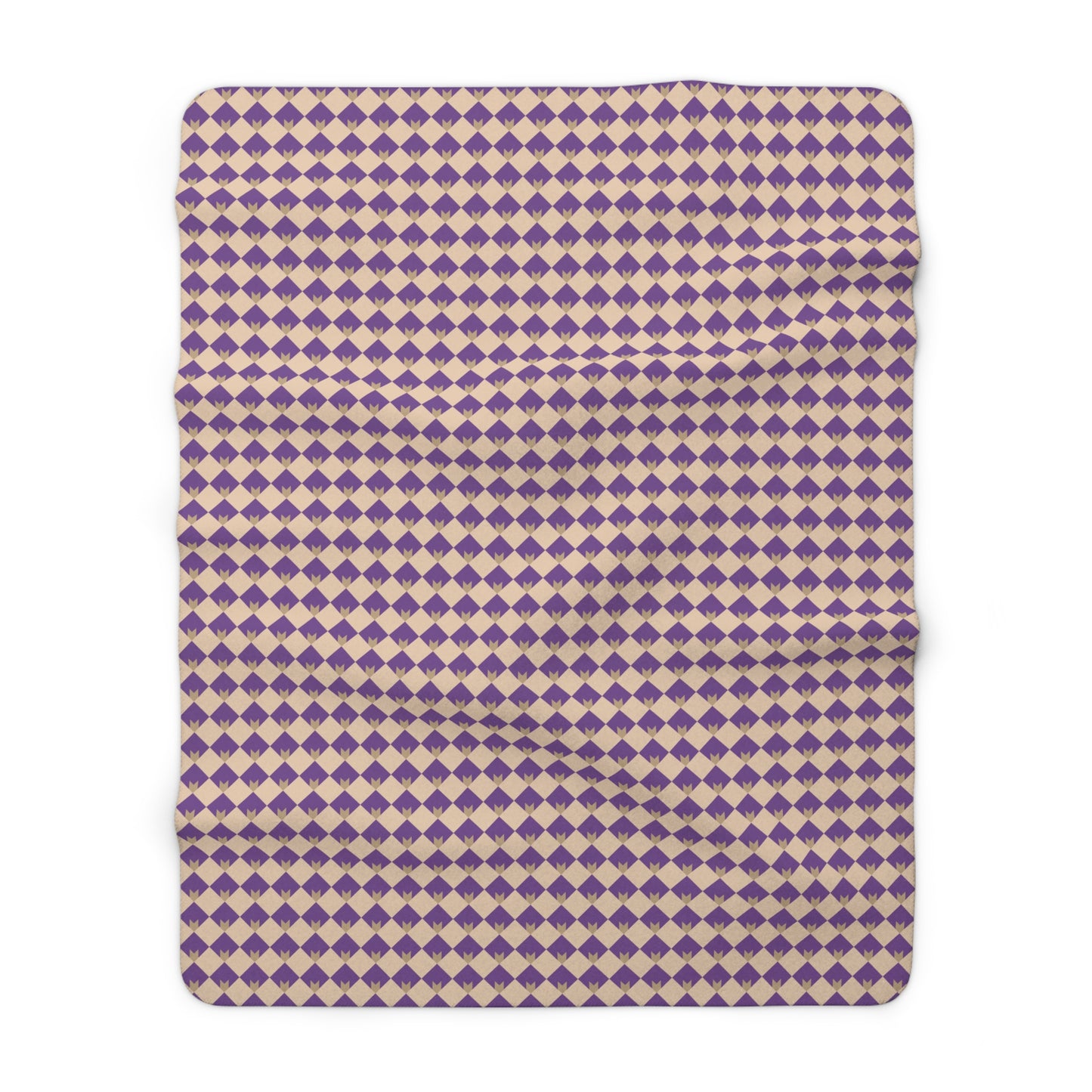 Diamond Bloom-Amethyst & Cream Basic Bedding Set
