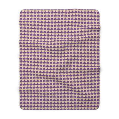 Diamond Bloom-Amethyst & Cream Basic Bedding Set
