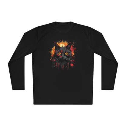 Creepy Black Cats 14 Adult Long Sleeve Tee